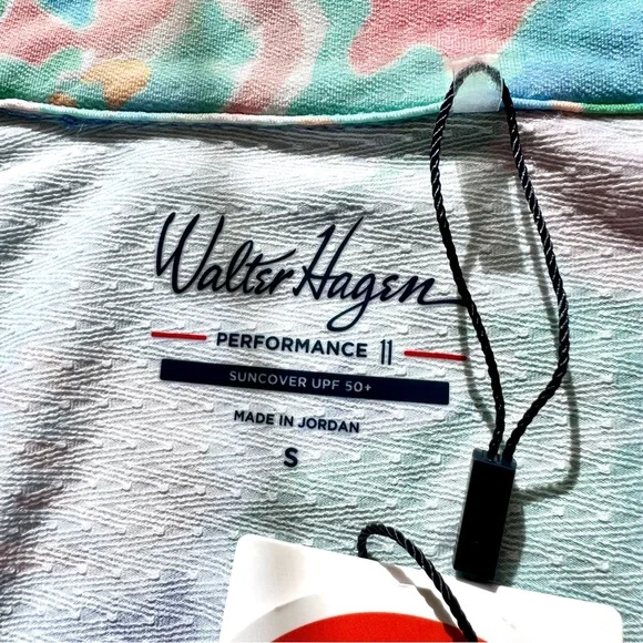 Walter Hagen Performance Suncover Floral Golf Polo Woman S Long Sleeve UPF 50+ - Picture 5 of 8
